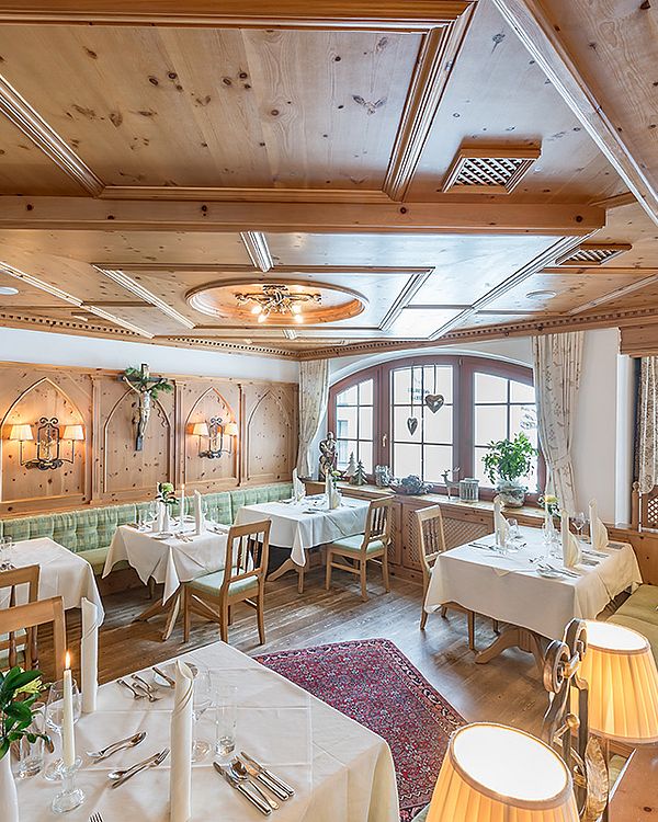 Restaurant im Hotel Madeleine in Gurgl